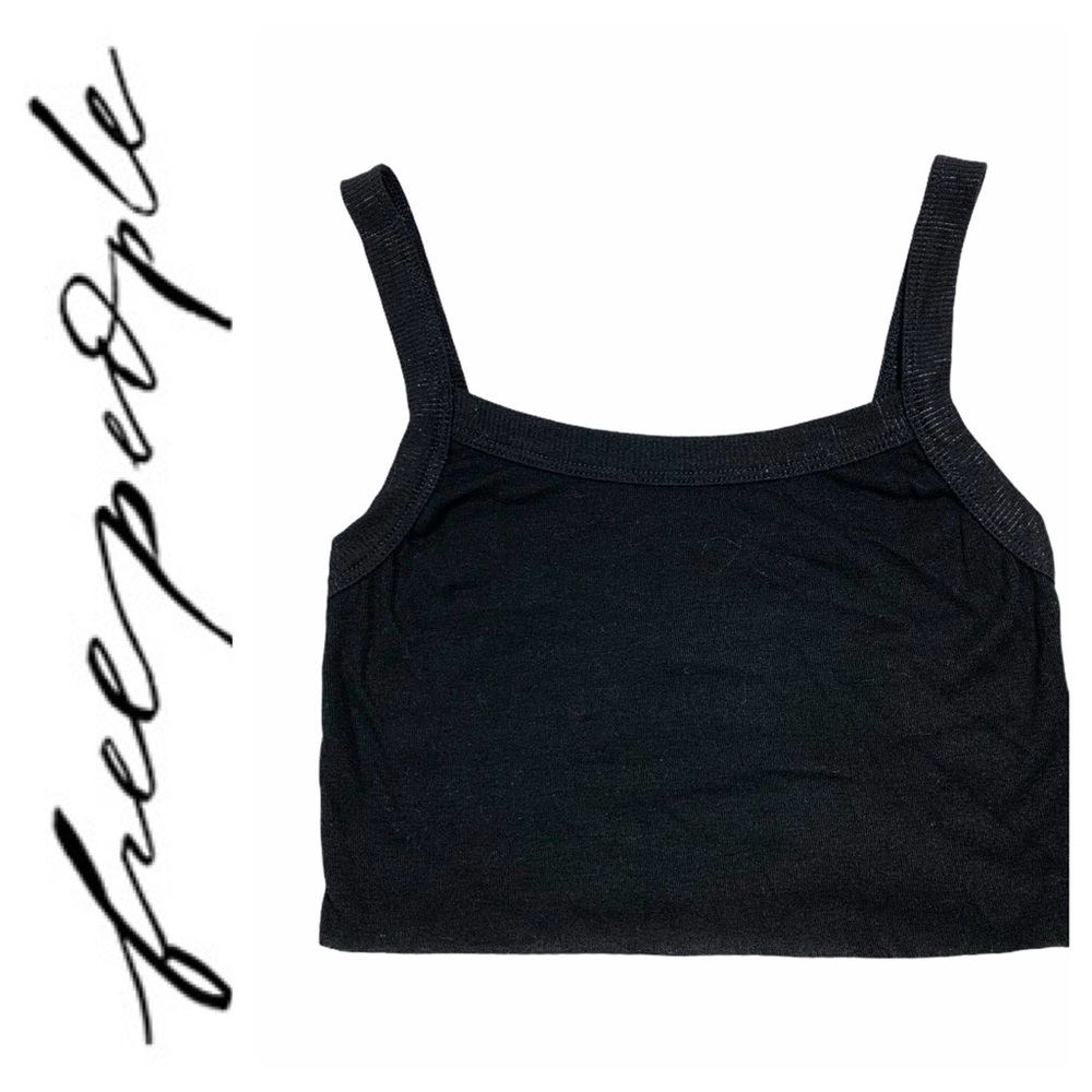 Free People Movement Riding High Crop Top Black - Picture 4 of 11